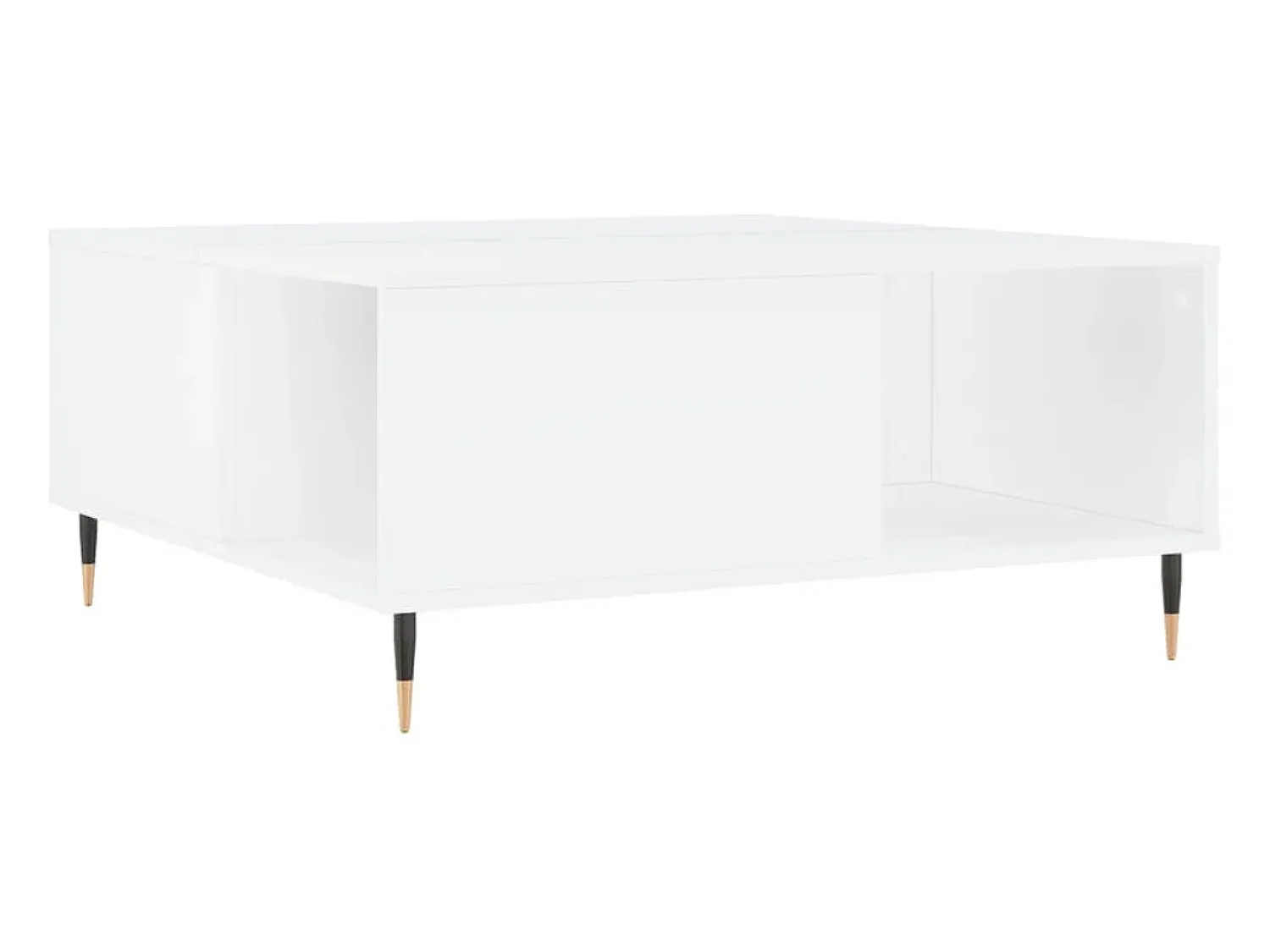 Mesa De Centro*vidaxl Mesa de centro 80x80x36,5 cm derivados de madeira Branco
