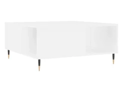 Mesa De Centro*vidaxl Mesa de centro 80x80x36,5 cm derivados de madeira Branco