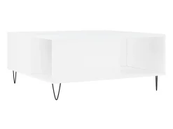Mesa De Centro* Mesa de centro 80x80x36,5 cm derivados de madeira PT824567 Branco