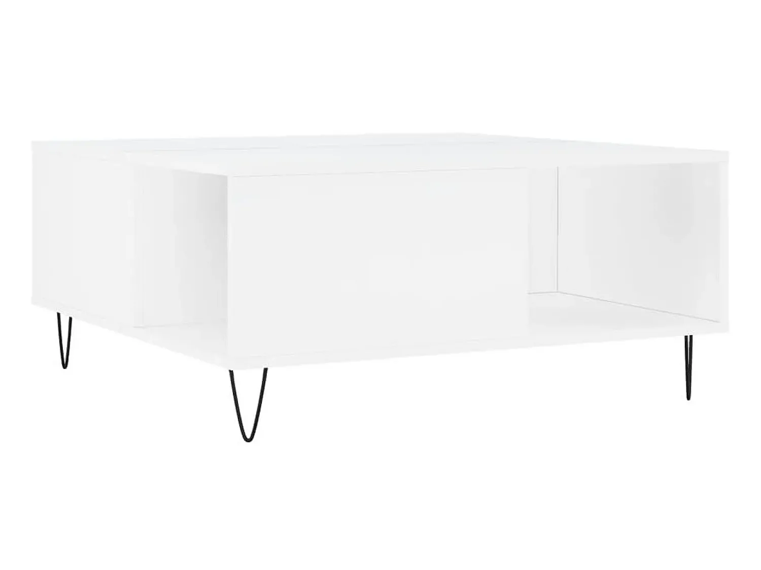 Mesa De Centro* Mesa de centro 80x80x36,5 cm derivados de madeira PT824567 Branco