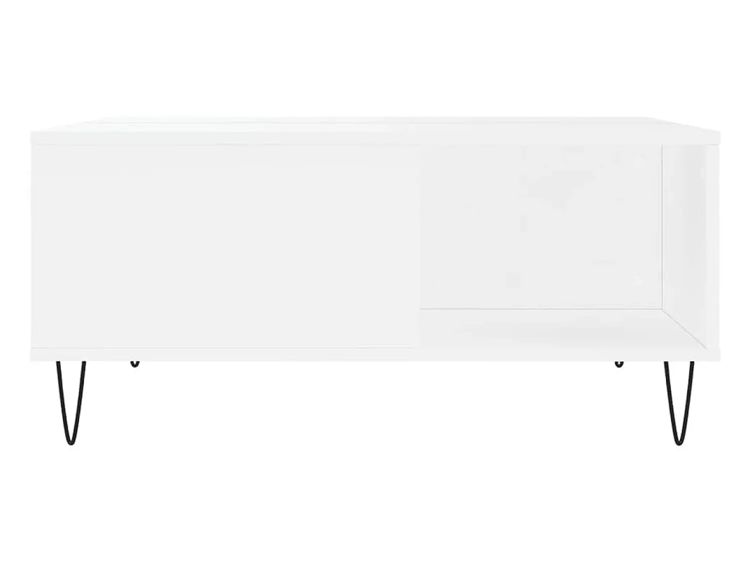 Mesa De Centro* Mesa de centro 80x80x36,5 cm derivados de madeira PT824567 Branco