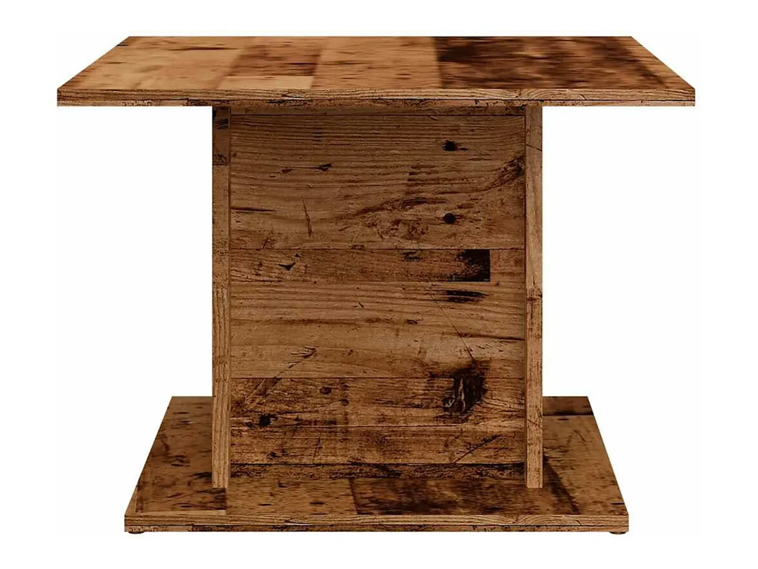 Clearance vidaxl Mesa de centro 55,5x55,5x40 cm derivados madeira madeira velha Natural claro
