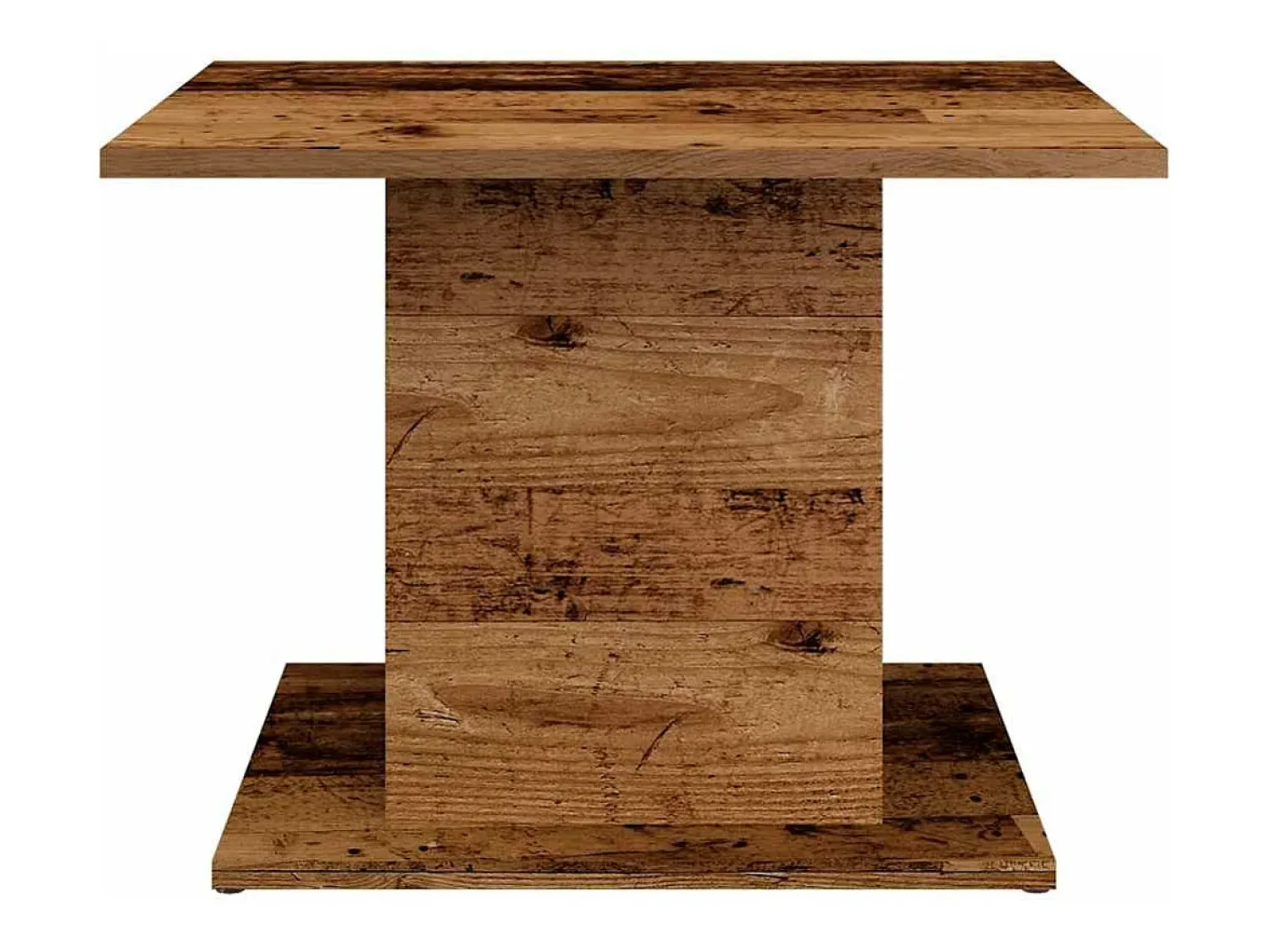 Clearance vidaxl Mesa de centro 55,5x55,5x40 cm derivados madeira madeira velha Natural claro