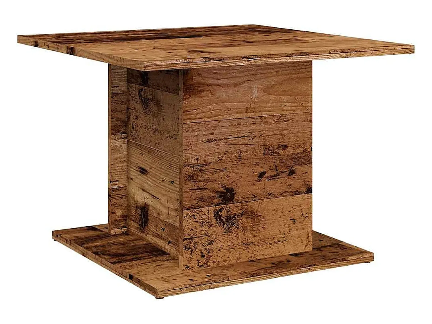 Clearance vidaxl Mesa de centro 55,5x55,5x40 cm derivados madeira madeira velha Natural claro