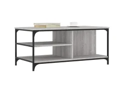 Mesa De Centro* Mesa de centro 100x50x45 cm derivados madeira sonoma PT597789 Cinzento