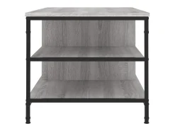 Mesa De Centro* Mesa de centro 100x50x45 cm derivados madeira sonoma PT597789 Cinzento
