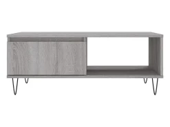 Mesa De Centro|vidaxl Mesa de centro 90x60x35 cm derivados de madeira sonoma Cinzento