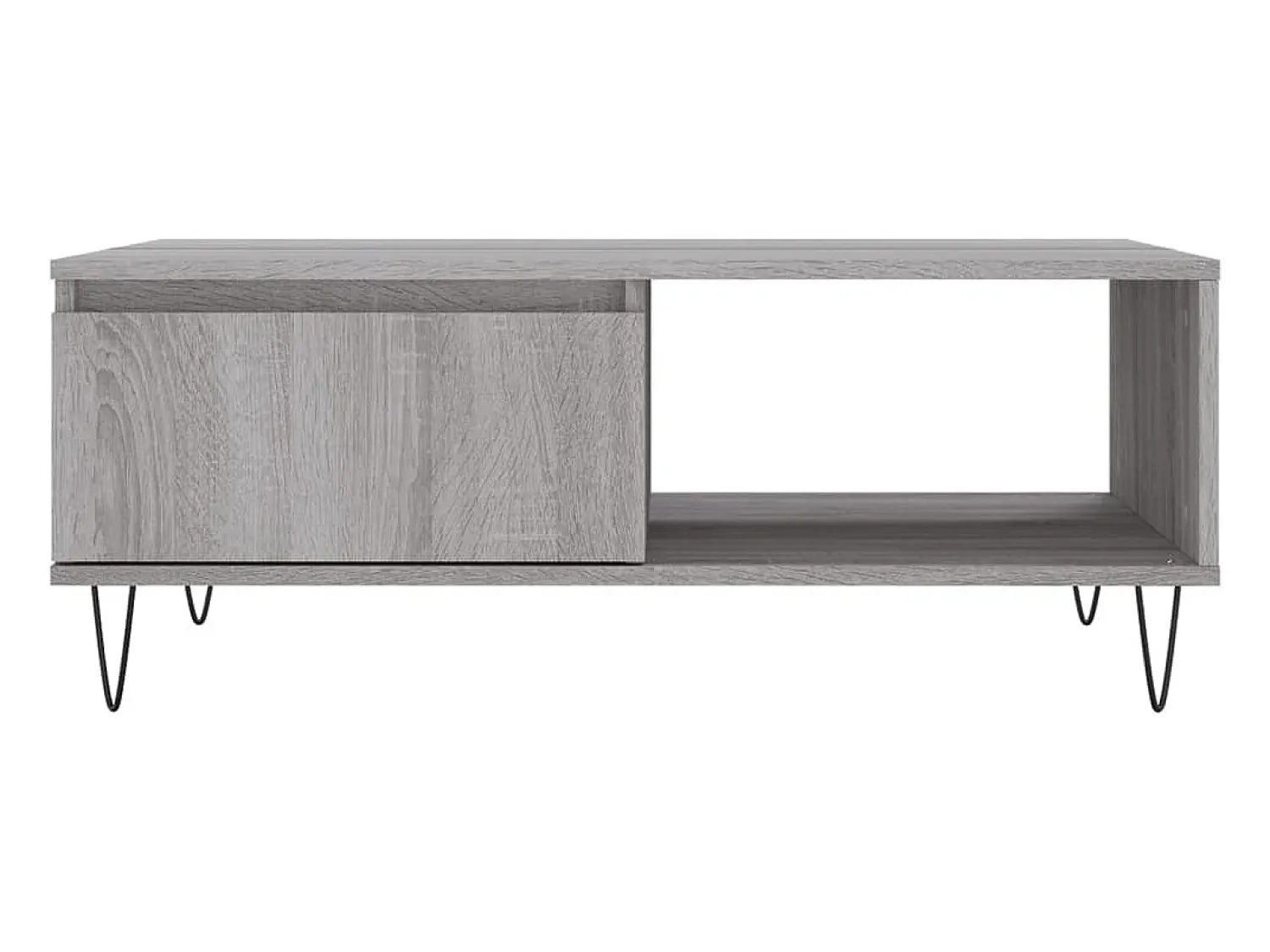 Mesa De Centro|vidaxl Mesa de centro 90x60x35 cm derivados de madeira sonoma Cinzento