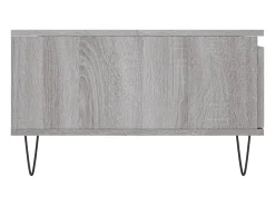 Mesa De Centro|vidaxl Mesa de centro 90x60x35 cm derivados de madeira sonoma Cinzento