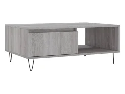 Mesa De Centro|vidaxl Mesa de centro 90x60x35 cm derivados de madeira sonoma Cinzento