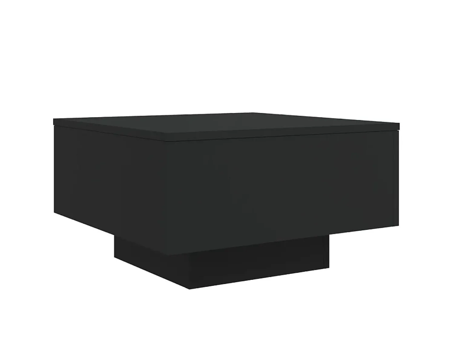 Mesa De Centro* Mesa de centro 55x55x31 cm derivados de madeira PT980298 Preto