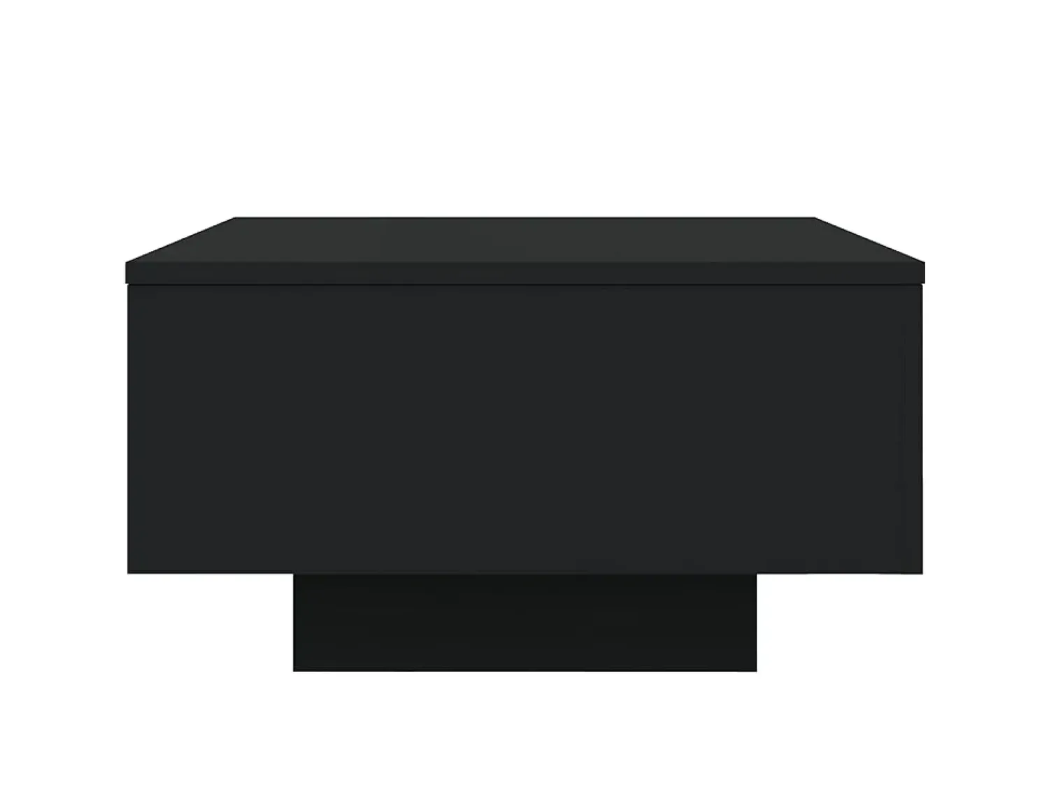 Mesa De Centro* Mesa de centro 55x55x31 cm derivados de madeira PT980298 Preto