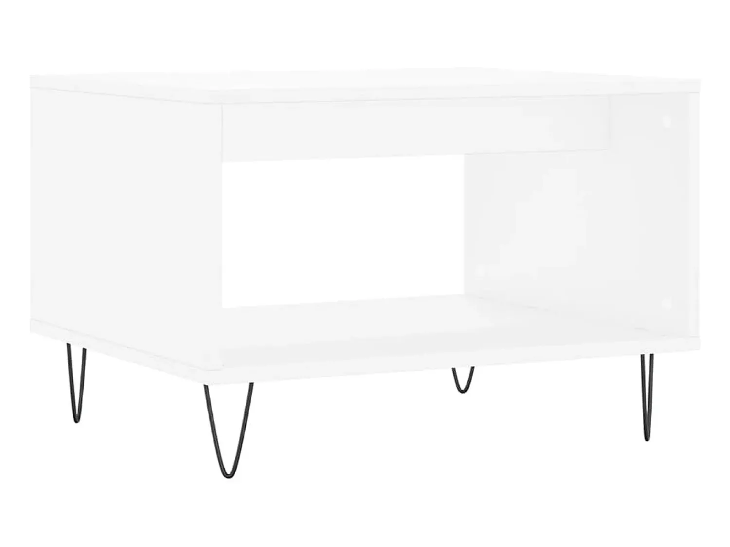 Mesa de centro 60x50x40 cm derivados de madeira PT845671^ Mesa De Centro