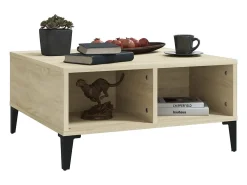 Mesa De Centro*vidaxl Mesa de centro 60x60x30 cm derivados de madeira carvalho sonoma Natural claro