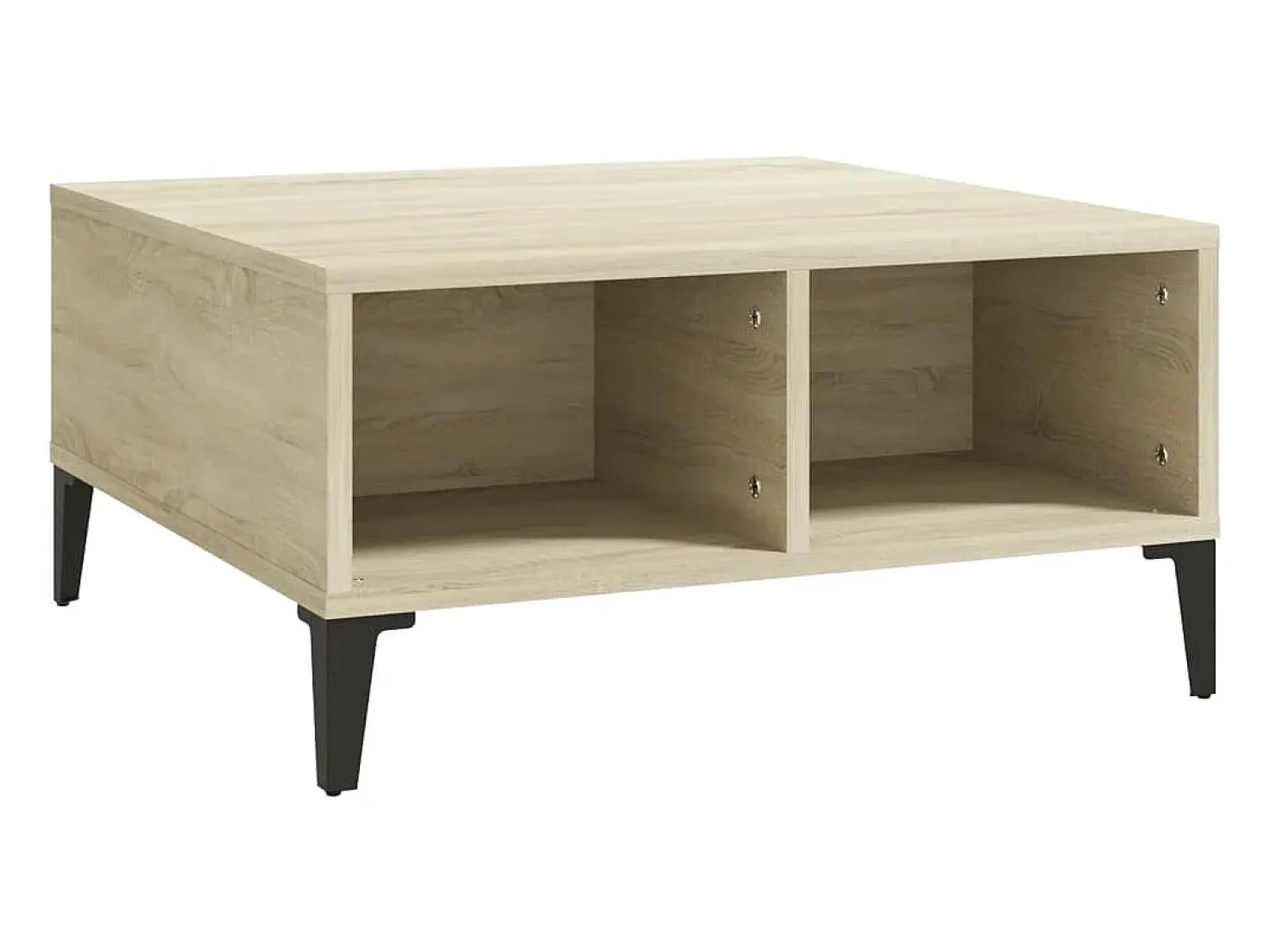 Mesa De Centro*vidaxl Mesa de centro 60x60x30 cm derivados de madeira carvalho sonoma Natural claro