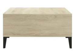 Mesa De Centro*vidaxl Mesa de centro 60x60x30 cm derivados de madeira carvalho sonoma Natural claro
