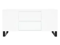 Mesa De Centro| Mesa de centro 102x44,5x50 cm derivados de madeira PT473840 Branco
