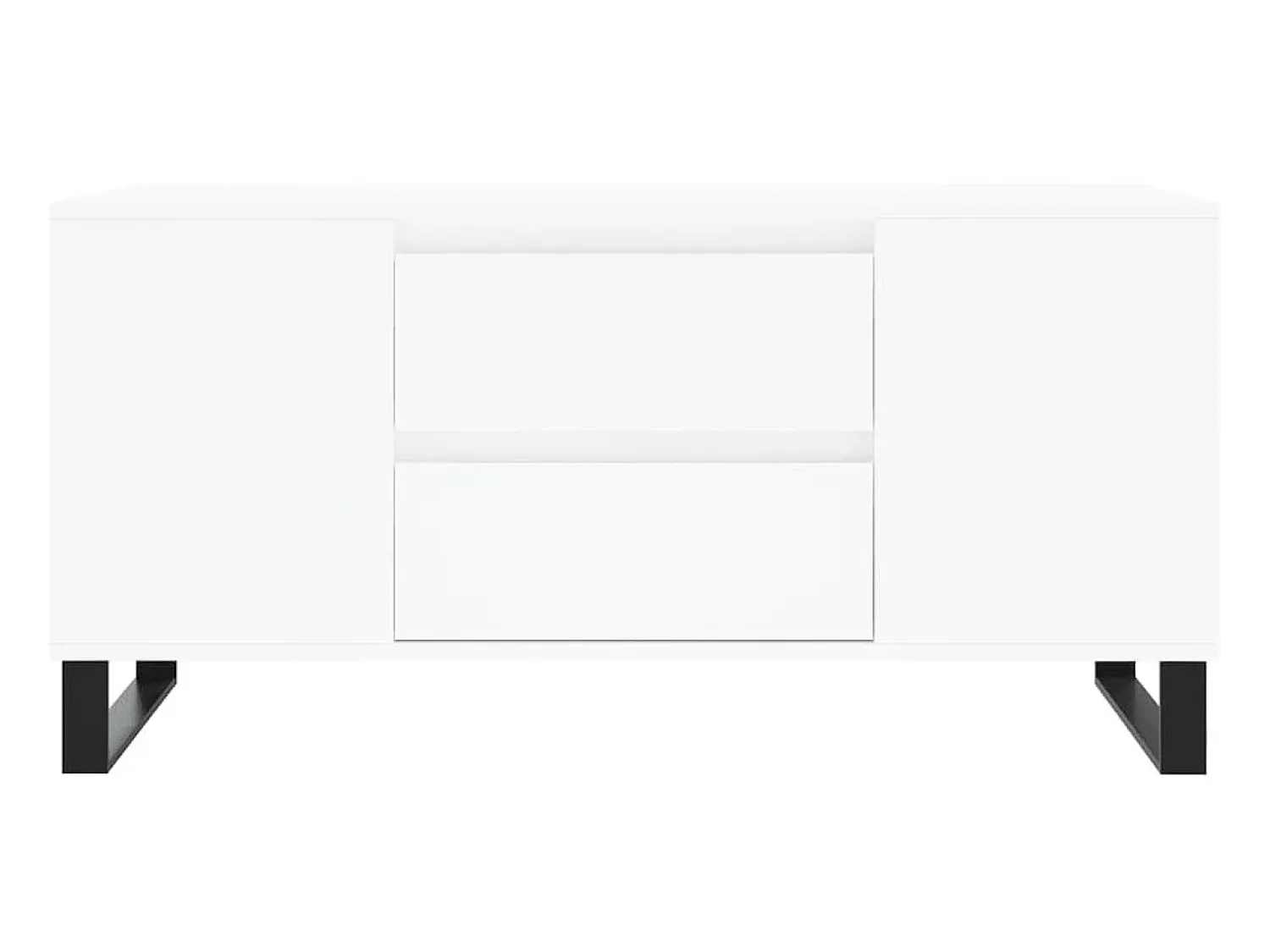 Mesa De Centro| Mesa de centro 102x44,5x50 cm derivados de madeira PT473840 Branco