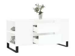 Mesa De Centro| Mesa de centro 102x44,5x50 cm derivados de madeira PT473840 Branco