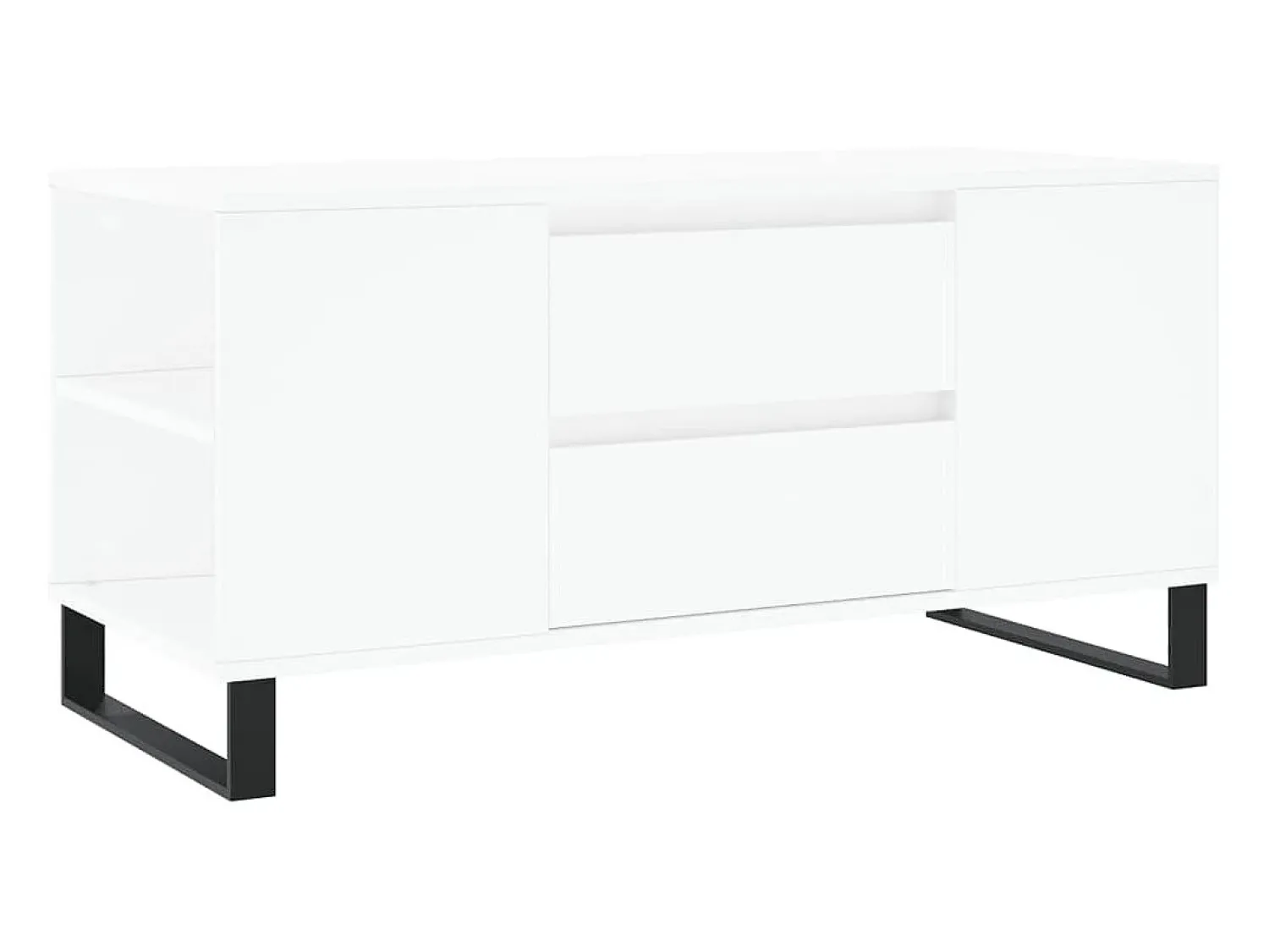 Mesa De Centro| Mesa de centro 102x44,5x50 cm derivados de madeira PT473840 Branco
