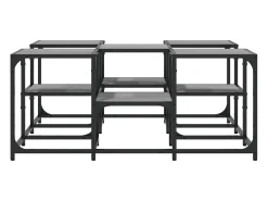 Best vidaxl Mesa de centro 91x91x40 cm derivados de madeira sonoma Cinzento