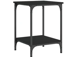 Mesa De Centro* Mesa de centro 40x40x55 cm derivados de madeira PT341027 Preto