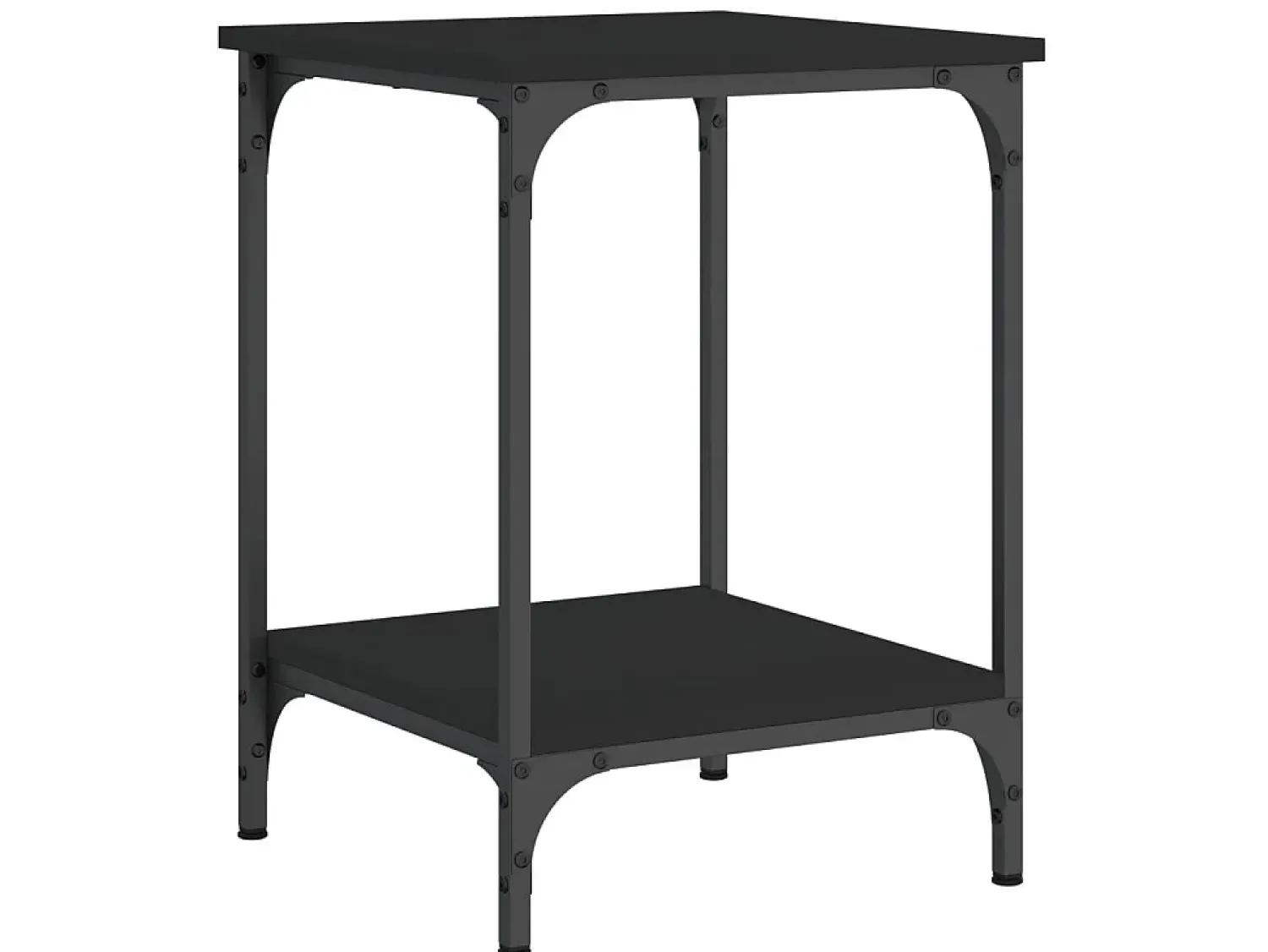 Mesa De Centro* Mesa de centro 40x40x55 cm derivados de madeira PT341027 Preto