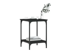 Mesa De Centro* Mesa de centro 40x40x55 cm derivados de madeira PT341027 Preto