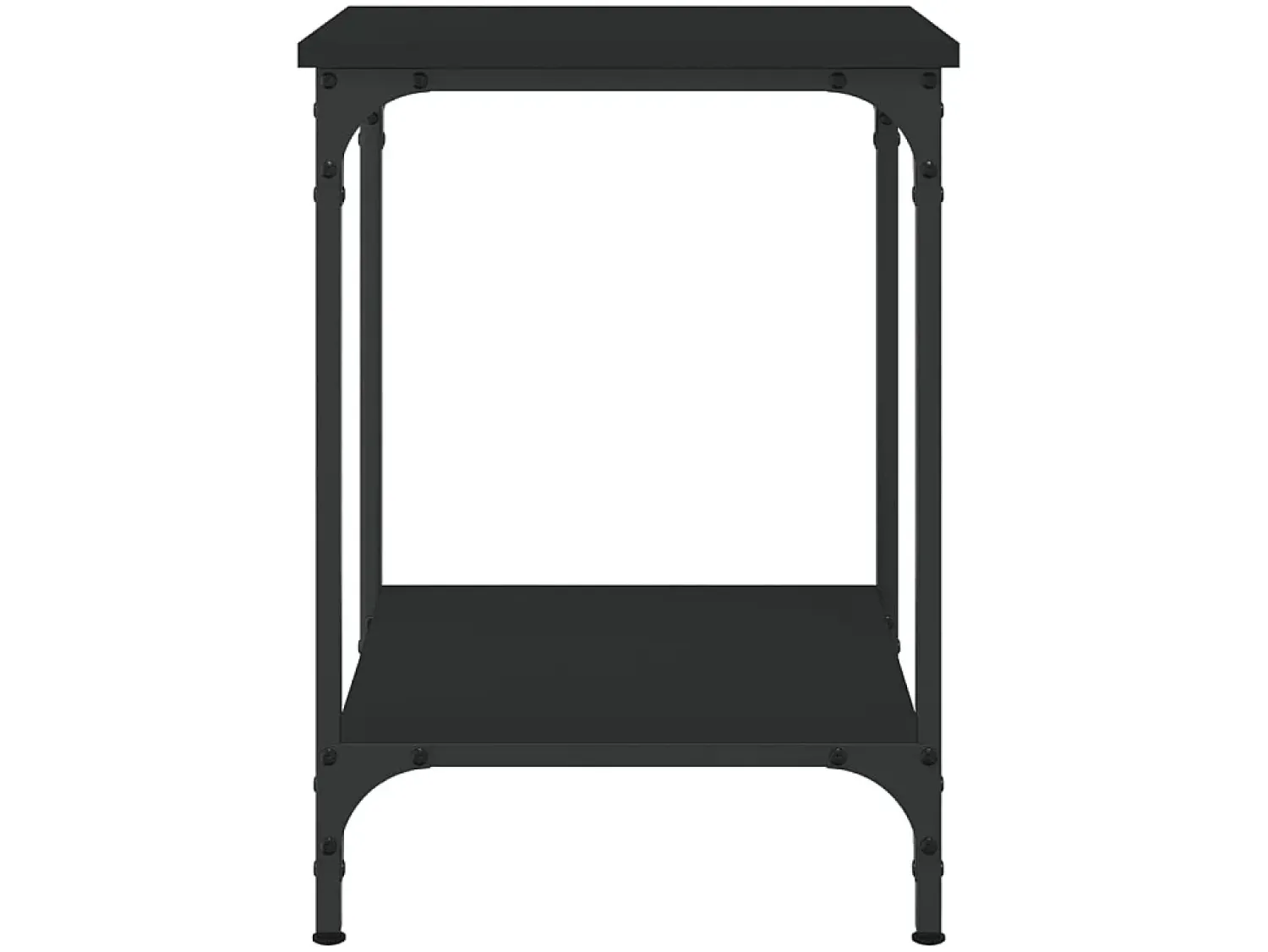 Mesa De Centro* Mesa de centro 40x40x55 cm derivados de madeira PT341027 Preto