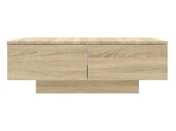 Mesa De Centro|vidaxl Mesa de centro 90x60x31 cm derivados de madeira carvalho sonoma Natural claro