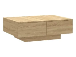 Mesa De Centro|vidaxl Mesa de centro 90x60x31 cm derivados de madeira carvalho sonoma Natural claro