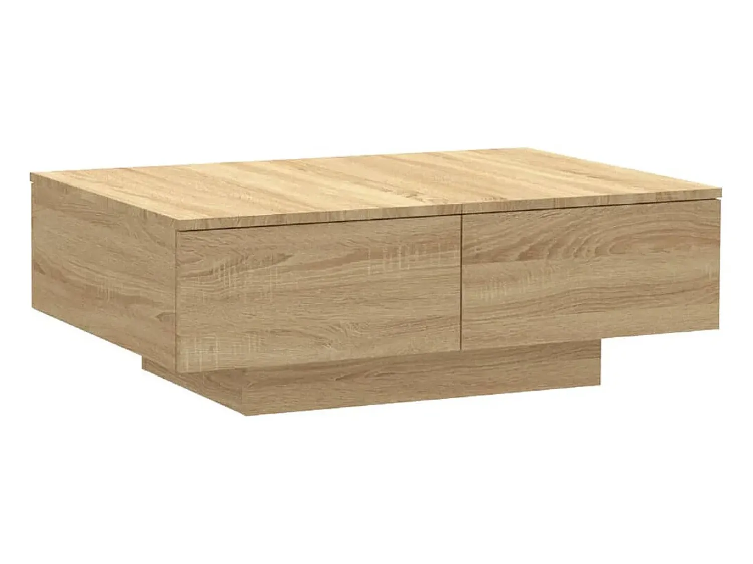 Mesa De Centro|vidaxl Mesa de centro 90x60x31 cm derivados de madeira carvalho sonoma Natural claro