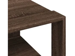 Mesa De Centro*vidaxl Mesa de centro 51,5x51,5x30 cm deriv. madeira carvalho Castanho