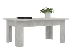 Mesa De Centro* Mesa de centro 100x60x42 cm derivados madeira cimento PT355927 Cinzento