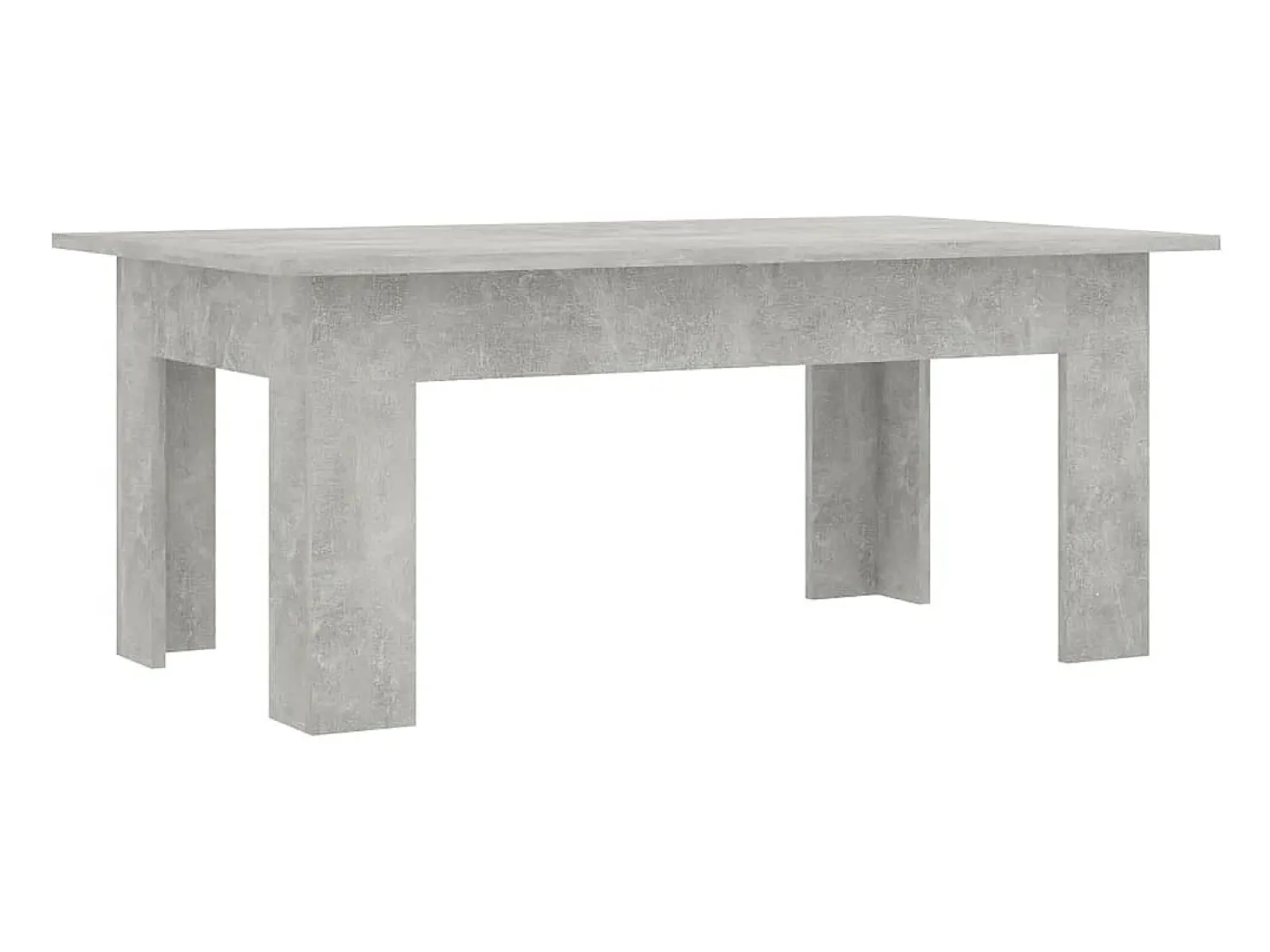 Mesa De Centro* Mesa de centro 100x60x42 cm derivados madeira cimento PT355927 Cinzento