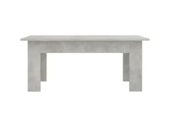 Mesa De Centro* Mesa de centro 100x60x42 cm derivados madeira cimento PT355927 Cinzento