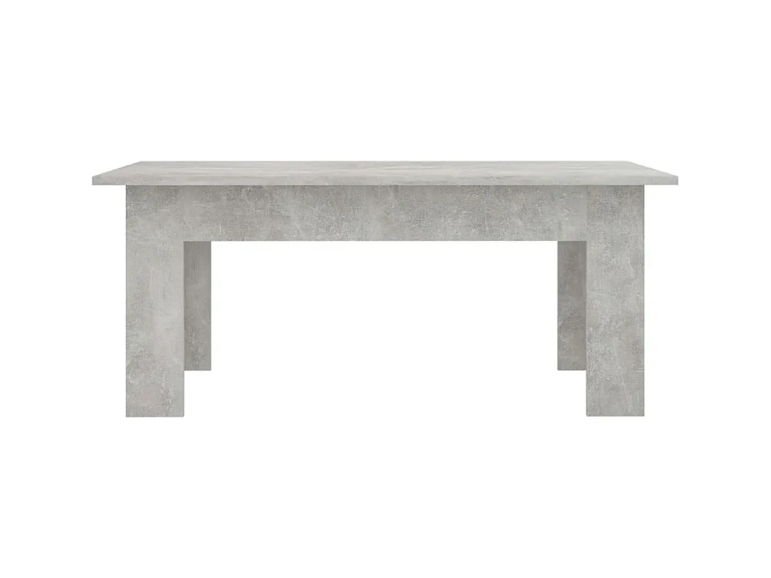 Mesa De Centro* Mesa de centro 100x60x42 cm derivados madeira cimento PT355927 Cinzento