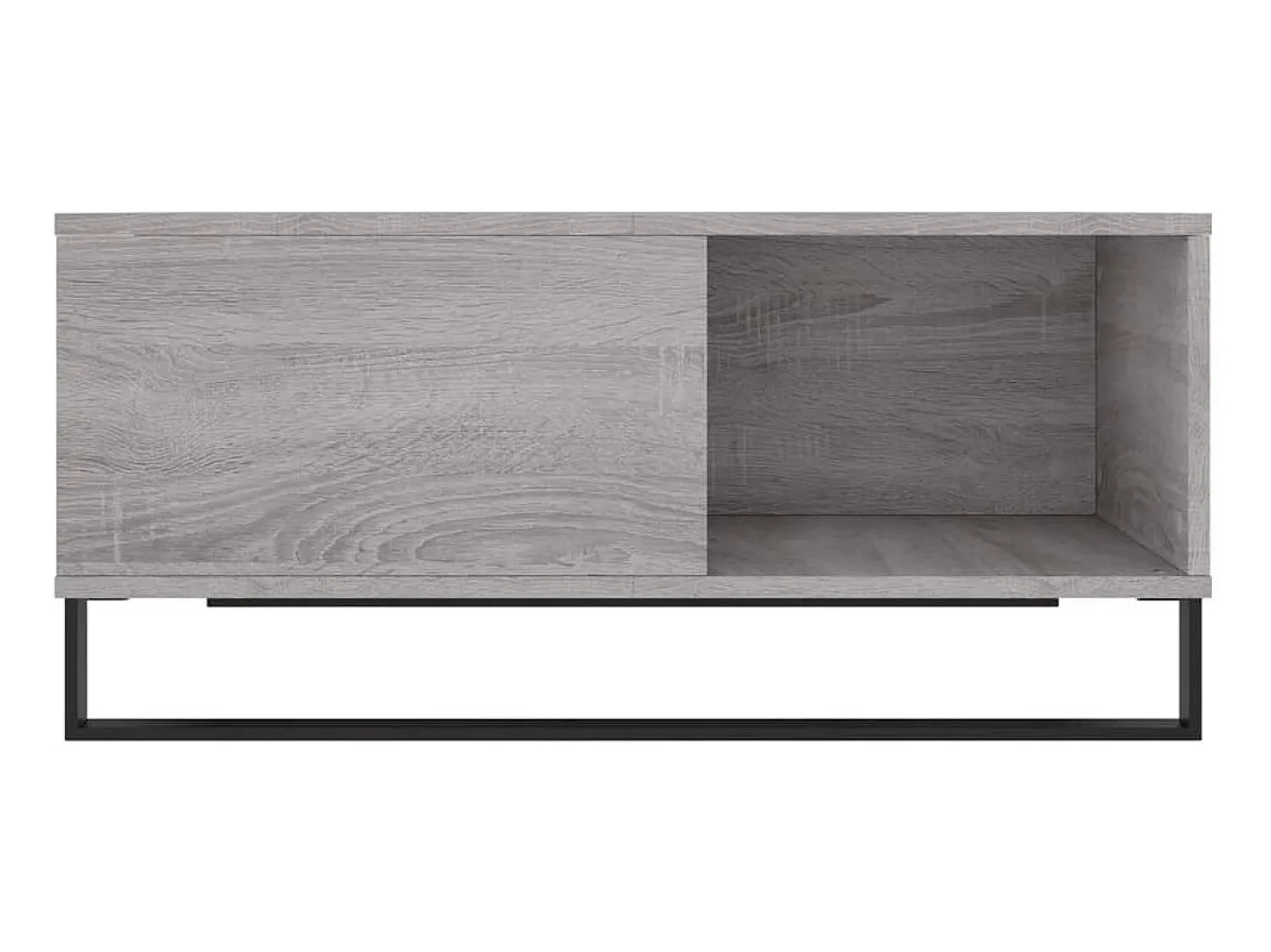Mesa de centro 80x80x36,5 cm derivados madeira sonoma PT553861^ Mesa De Centro