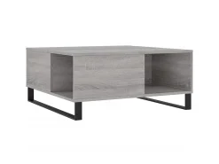 Mesa de centro 80x80x36,5 cm derivados madeira sonoma PT553861^ Mesa De Centro