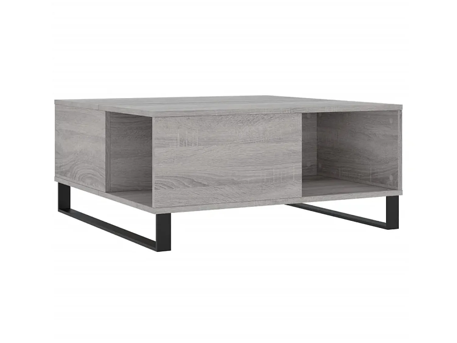 Mesa de centro 80x80x36,5 cm derivados madeira sonoma PT553861^ Mesa De Centro