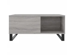 Mesa de centro 80x80x36,5 cm derivados madeira sonoma PT553861^ Mesa De Centro