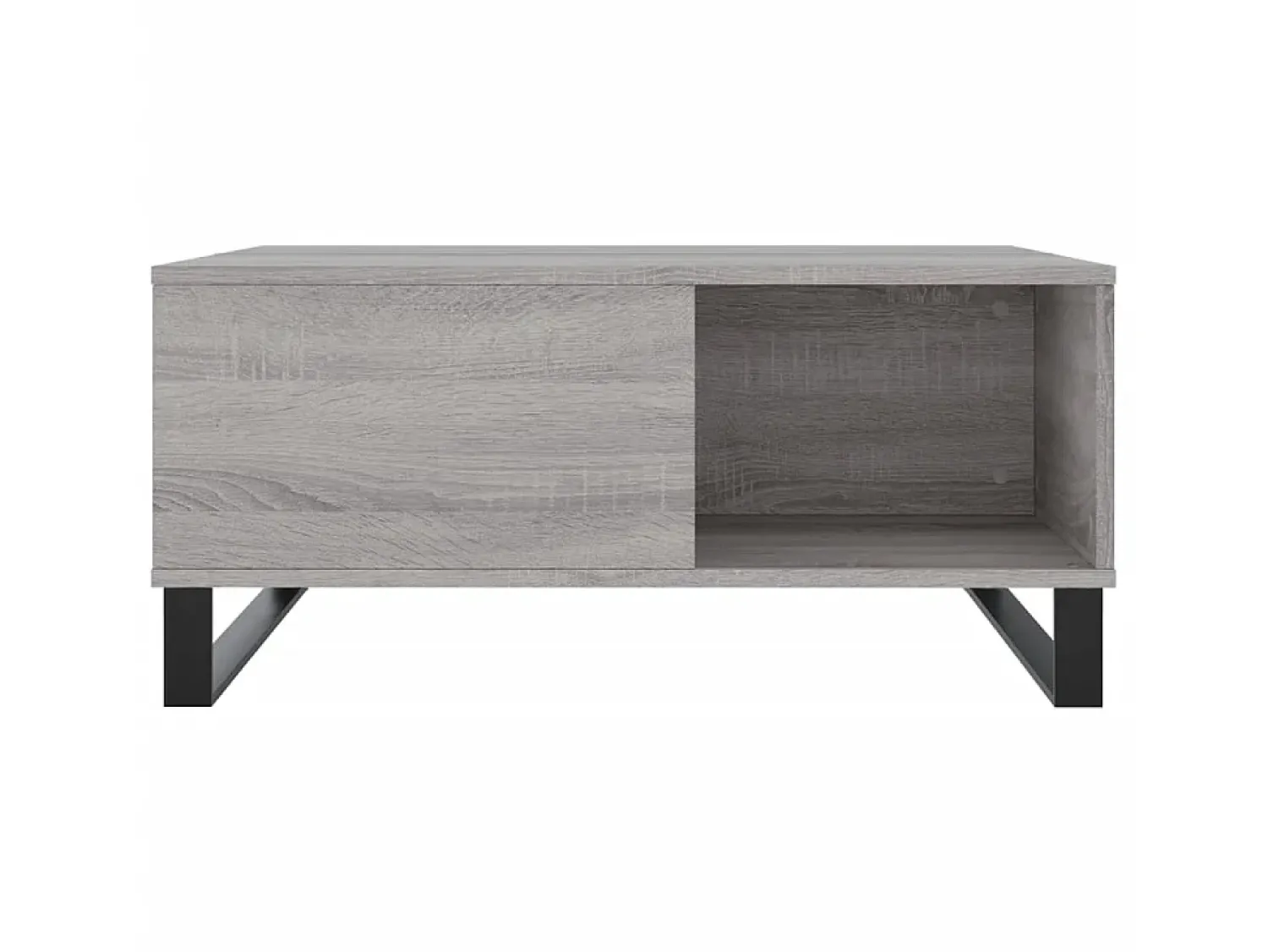 Mesa de centro 80x80x36,5 cm derivados madeira sonoma PT553861^ Mesa De Centro