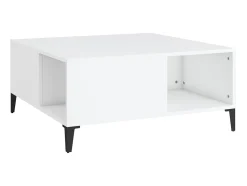 Sale Mesa de centro 80x80x36,5 cm derivados de madeira PT859006 Branco