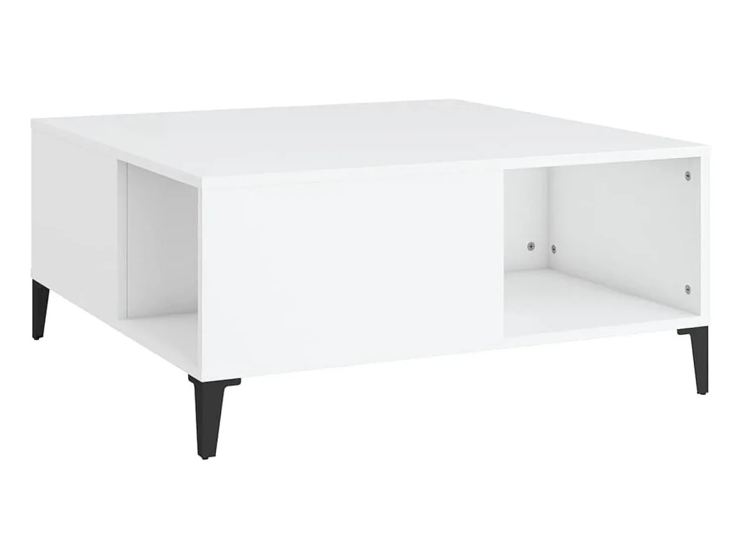 Sale Mesa de centro 80x80x36,5 cm derivados de madeira PT859006 Branco
