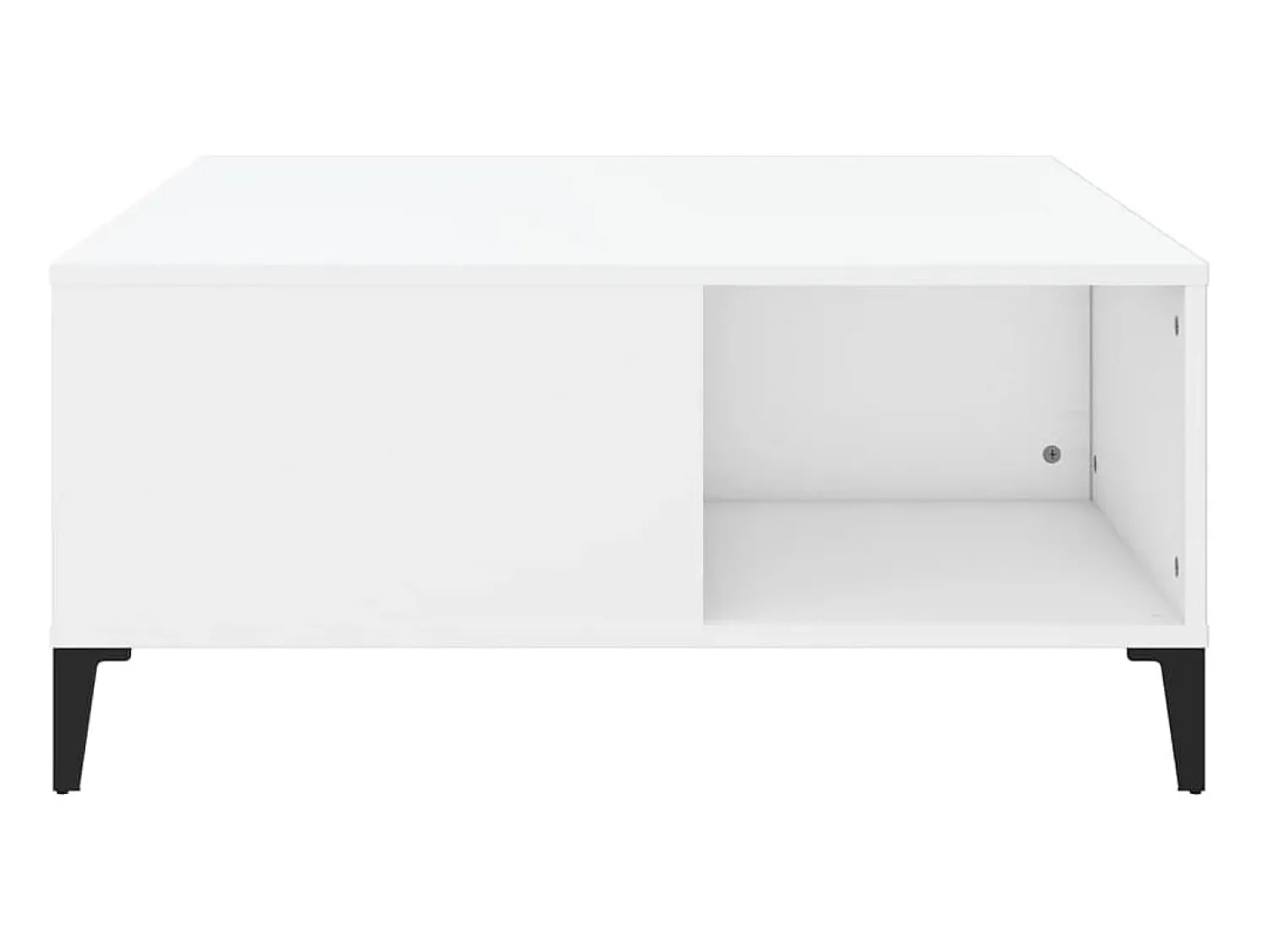 Sale Mesa de centro 80x80x36,5 cm derivados de madeira PT859006 Branco