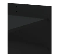 vidaxl Mesa de centro 100x50x50 cm derivados de madeira Preto