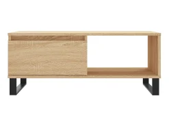 Mesa de centro 90x50x36,5 cm derivados madeira carvalho sonoma PT590226^ Mesa De Centro