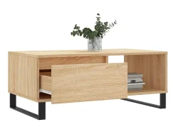 Mesa de centro 90x50x36,5 cm derivados madeira carvalho sonoma PT590226^ Mesa De Centro