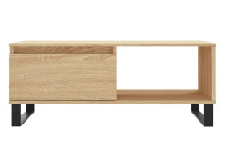 Mesa de centro 90x50x36,5 cm derivados madeira carvalho sonoma PT590226^ Mesa De Centro