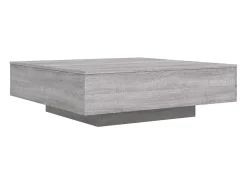 Mesa de centro 100x100x31 cm derivados madeira sonoma PT795745^ Mesa De Centro